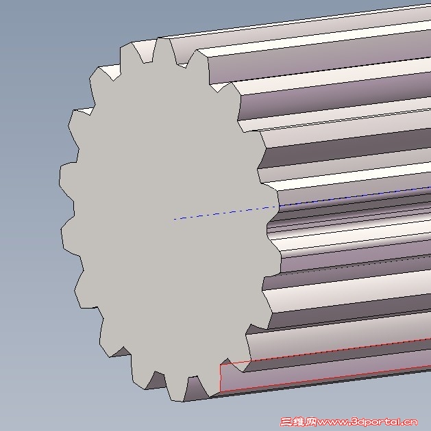 solidworks内花键画法,solidworks齿条的画法 渐开线花键画法 - solidworks - 三维网 - powered by