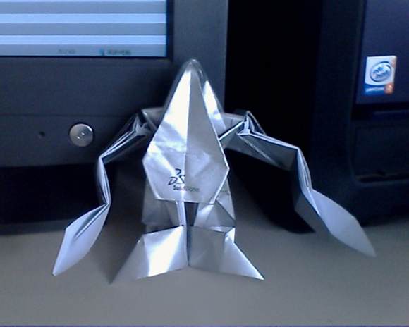折纸机器人挑战solidworks2008机器人
