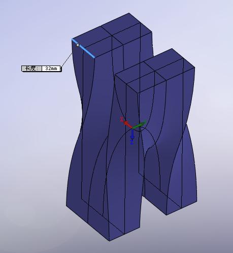 ��sw2008��ģ����ɶԳƼӺ�32mm