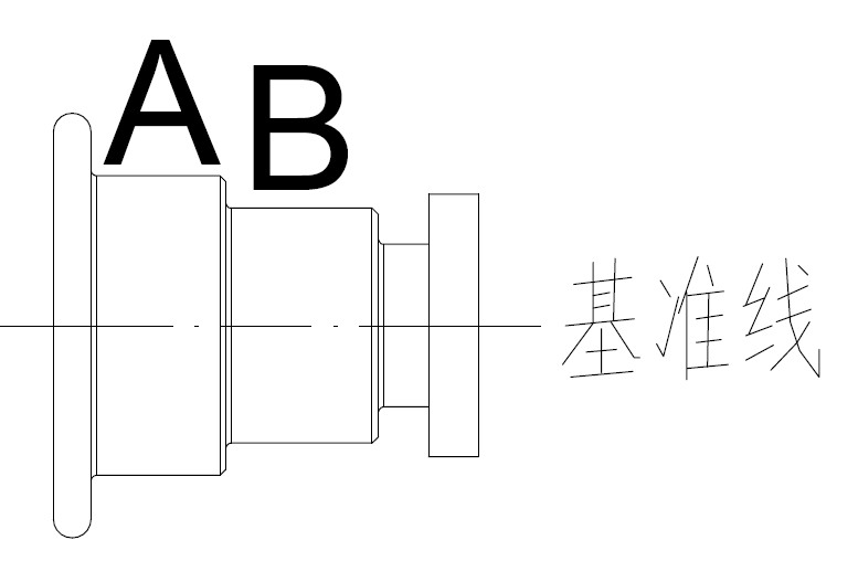 A-B������Ի�׼�ߵ�Բ����